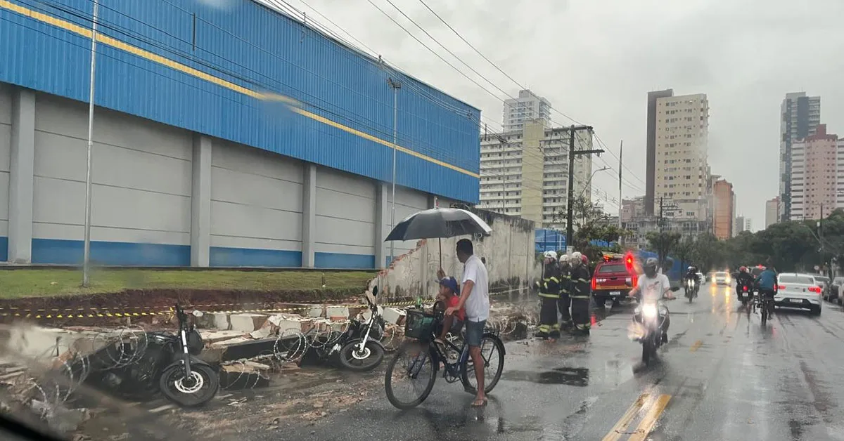 Apesar do susto e dos danos materiais, não há informações confirmadas sobre feridos até o momento