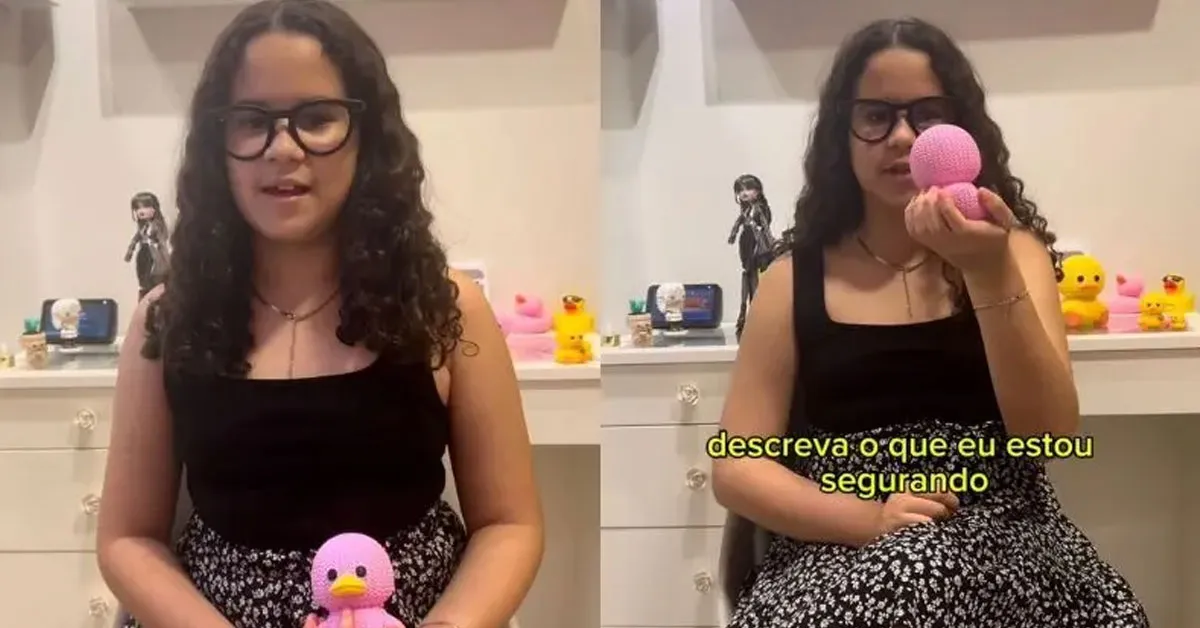Júlia conta que conquistou mais independência após cerca de três meses de uso do acessório.