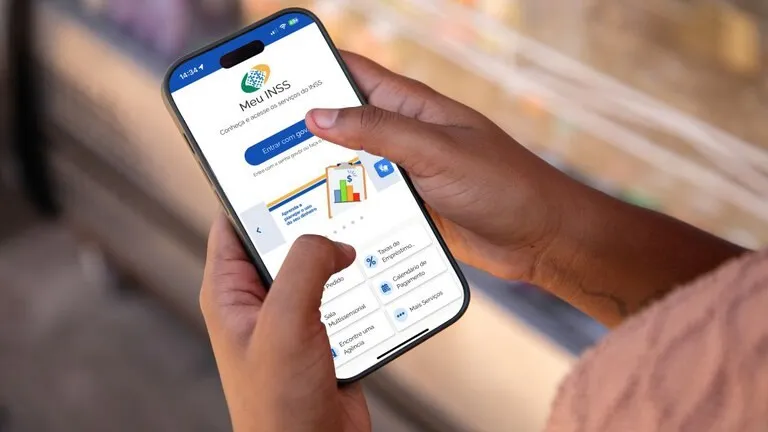 No aplicativo Meu INSS, o acesso deve ser feito com CPF e senha.