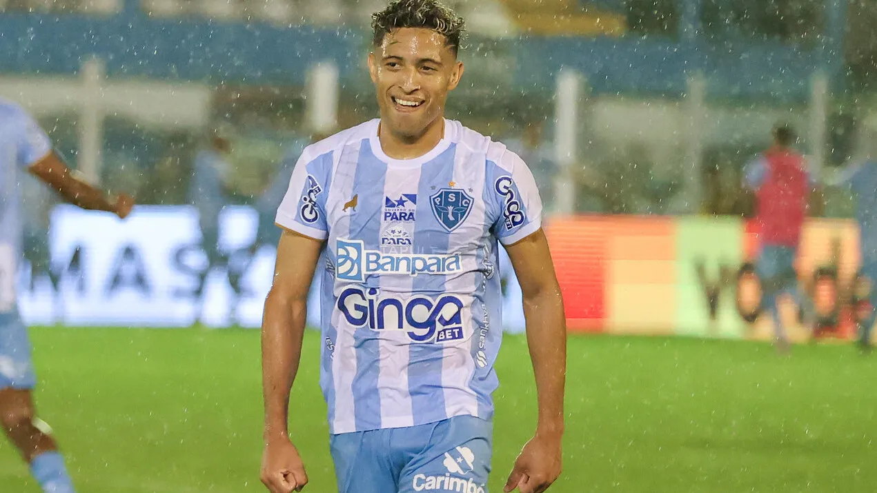 Marlon registrou 32 gols em 138 partidas oficiais pelo Paysandu ao longo de suas passagens
