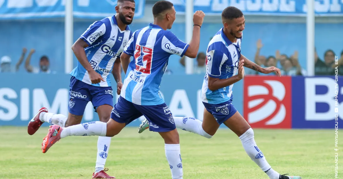 Paysandu vence Capitão Poço e mantém 100% de aproveitamento, enquanto Águia de Marabá segue líder pelo saldo de gols na disputa pelo topo do Parazão 2026