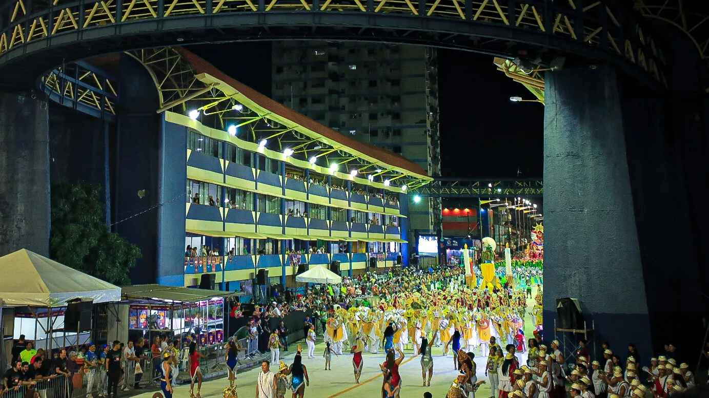 O desfile do Grupo Especial é promovido pela Prefeitura de Belém, por meio da Secretaria Municipal de Cultura de Belém (Semcult).