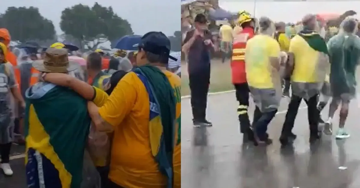 Dezenas de pessoas ficaram feridas após serem atingidas por raio