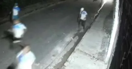 Câmeras de segurança registraram confronto entre as torcidas do Paysandy e Remo.