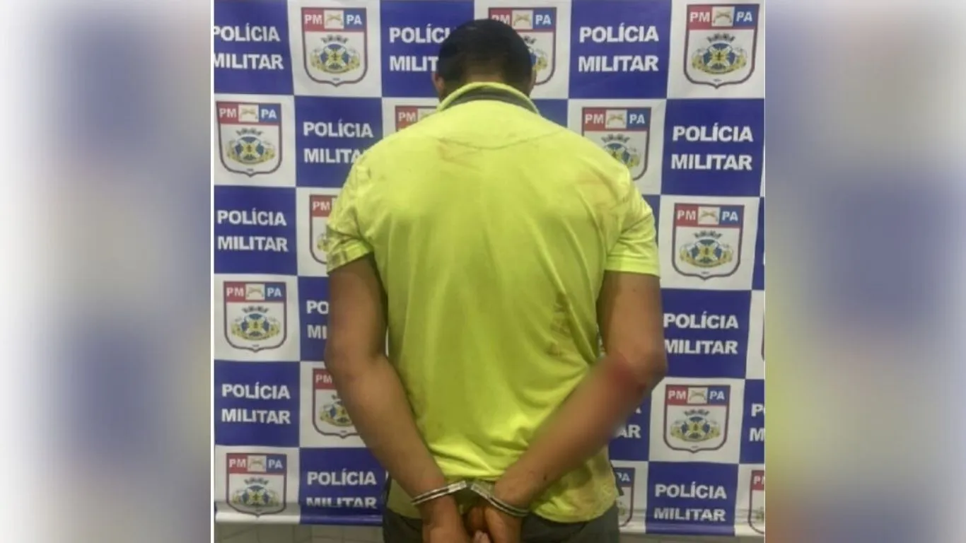 Suspeito foi preso em flagrante e levado a unidade policial