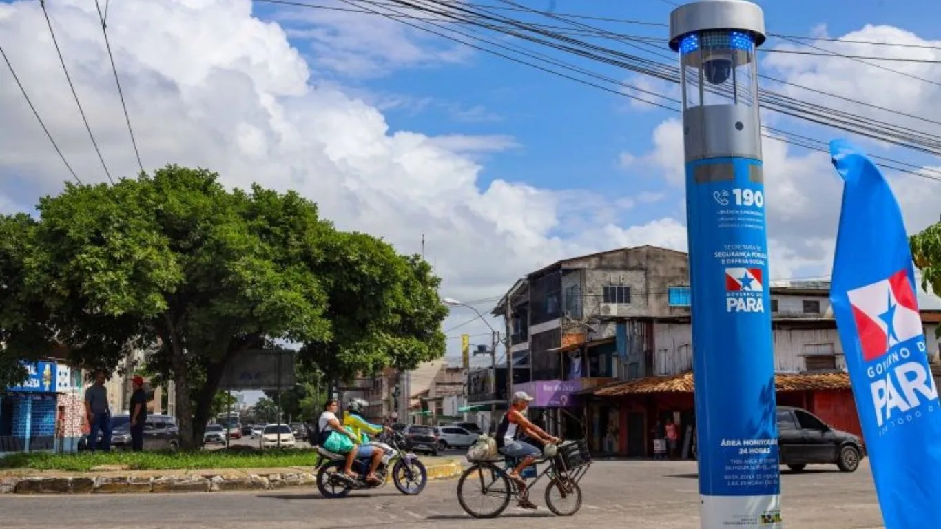 A paisagem urbana de Marabá ganhou um reforço tecnológico que está mudando a dinâmica da segurança pública na região.