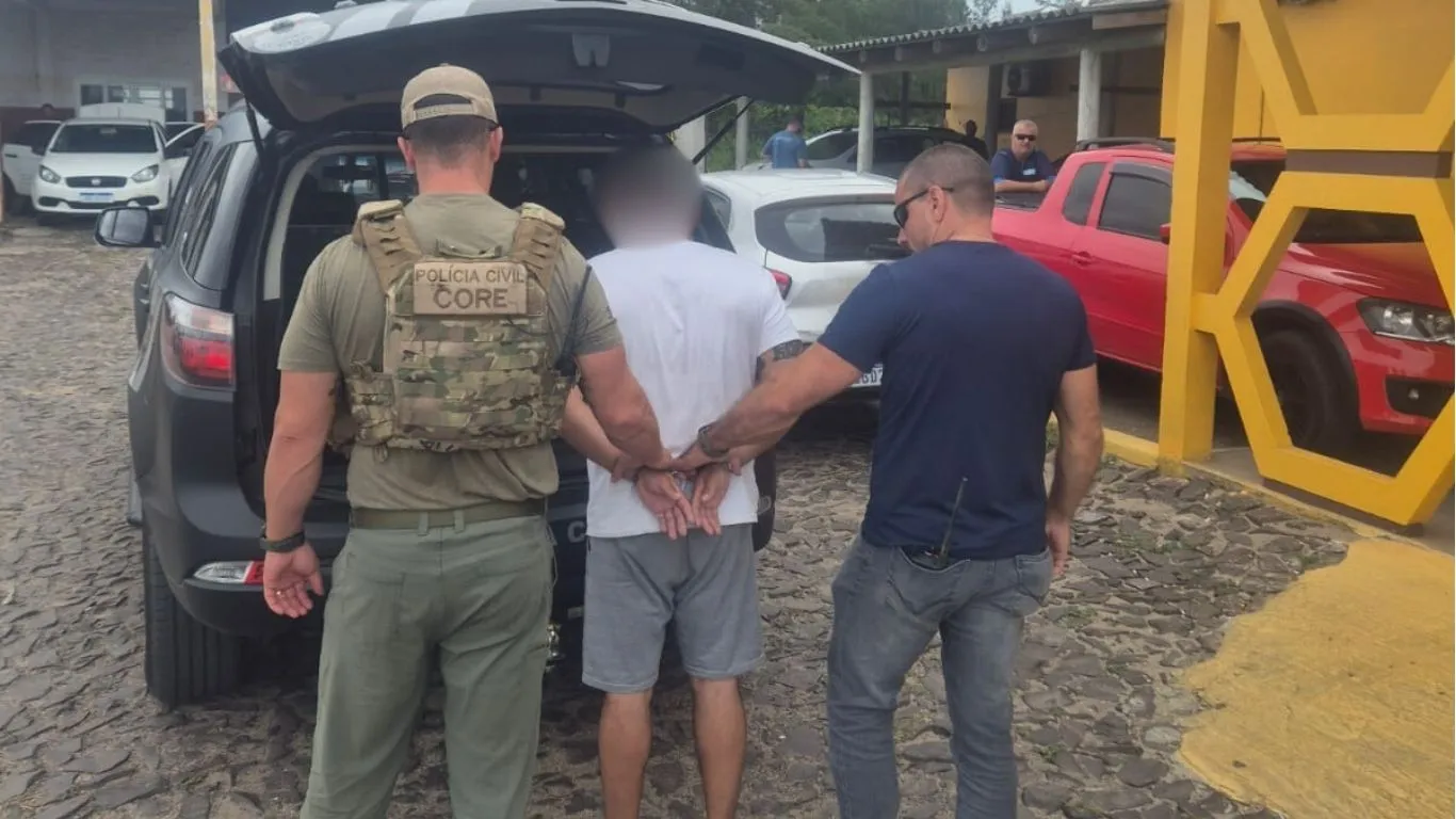 Homem fugiu após o crime no bairro Cidade Jardim e foi localizado em Canoas