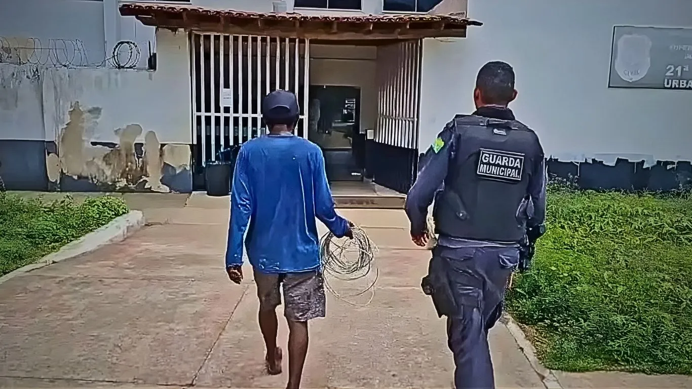 Suspeito confessou o crime e admitiu que o objetivo era extrair o cobre para comercialização