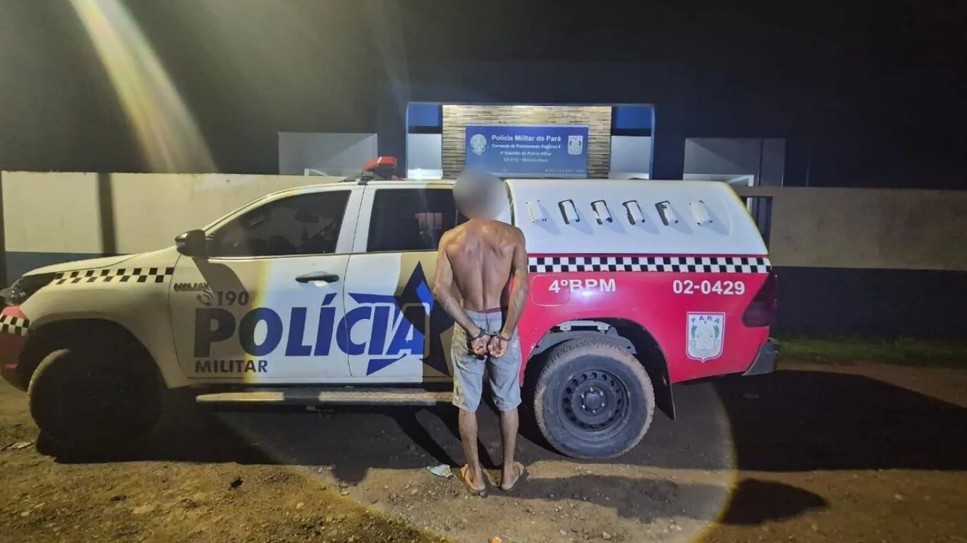 A prisão ocorreu após o suspeito ser denunciado por ameaçar a ex-companheira