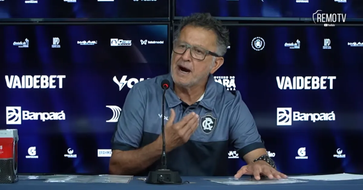 Técnico Juan Carlos Osorio analisa empate do Remo com Amazônia, destaca oportunidades para o elenco e projeta duelo decisivo contra Águia de Marabá no Parazão.
