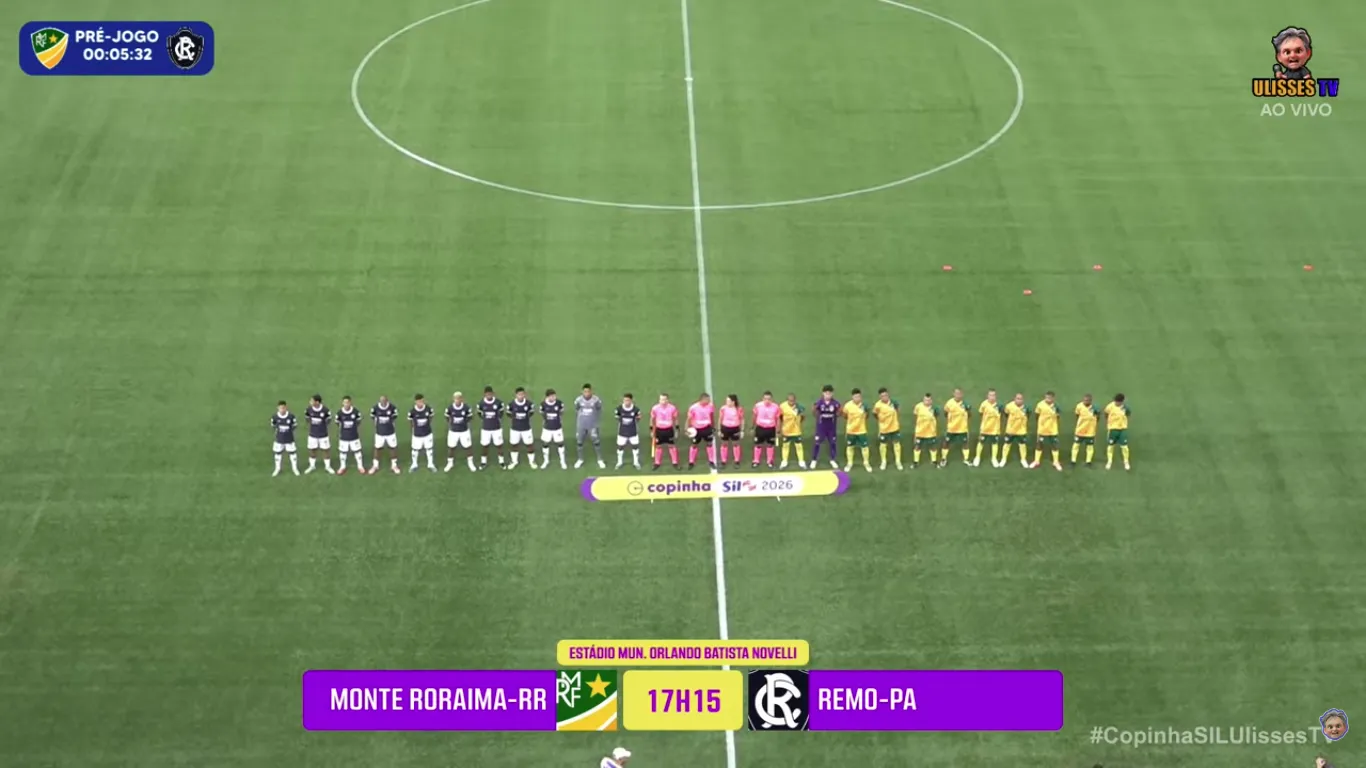 Monte Roraima conquista vitória sobre Clube do Remo e assume vice-liderança na Copa São Paulo de Futebol Júnior