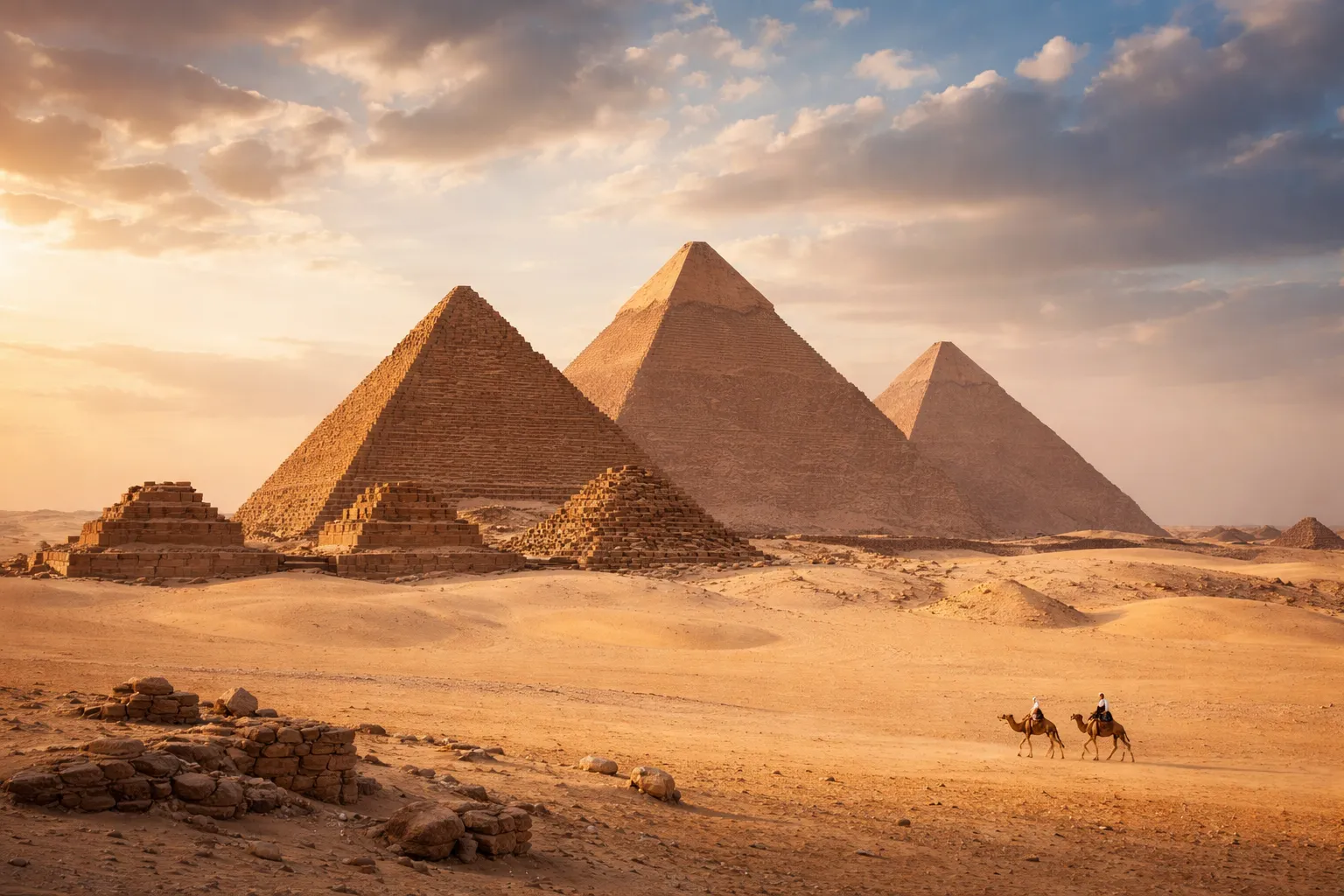 Uma cidade secreta sob as pirâmides de Gizé