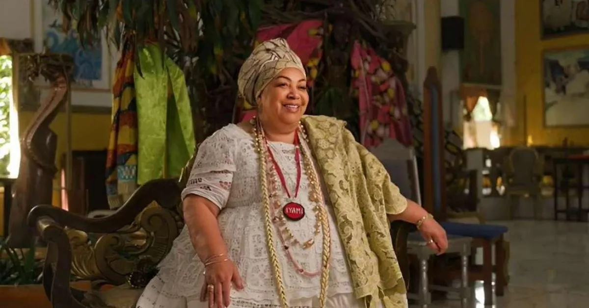 Mãe Carmen Oxaguian, líder do Terreiro de Gantois.