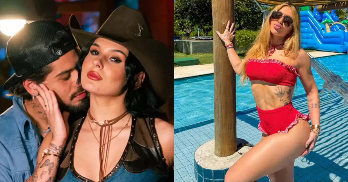 Zé Felipe e Ana Castela anunciaram o fim do relacionamento nesta segunda-feira (29); postagem de Virginia Fonseca repercutiu nas redes sociais.