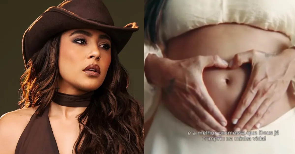 Lauana Prado se emociona ao anunciar a gravidez durante apresentação no Rio de Janeiro