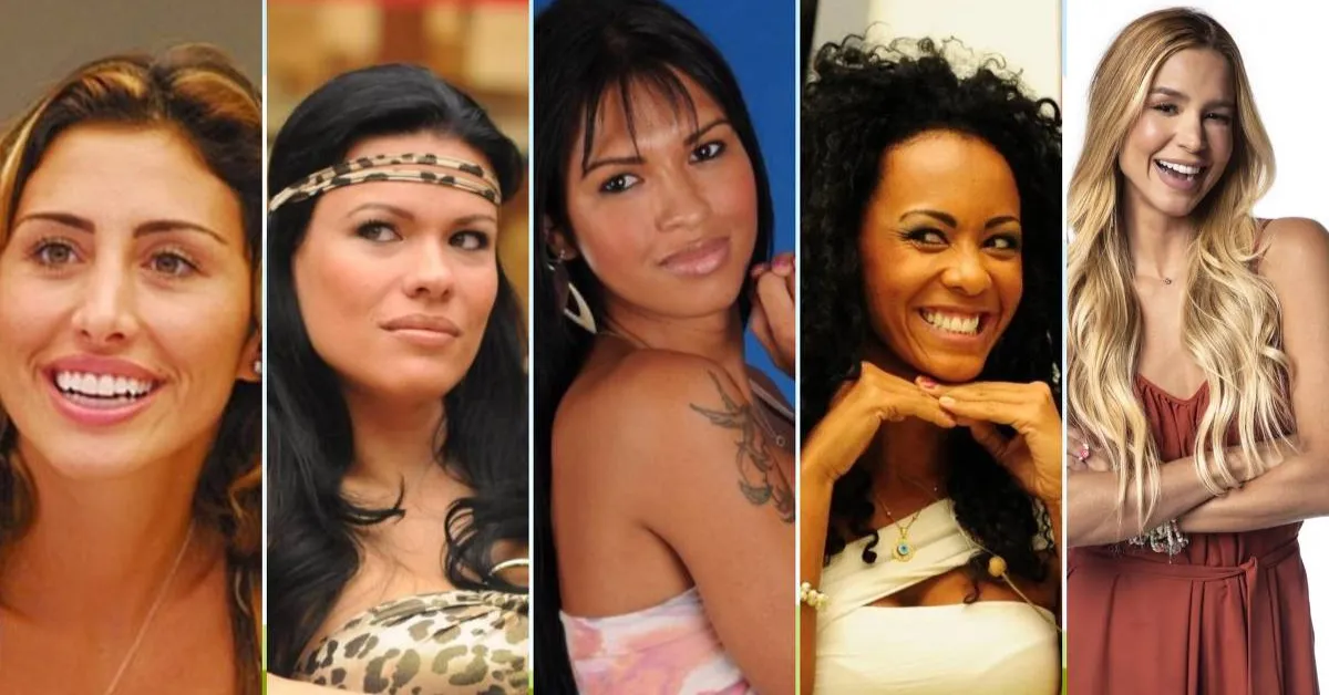 Jaque Khury, Joseane Oliveira, Ariadna Arantes, Aline Mattos e Kerline Cardoso