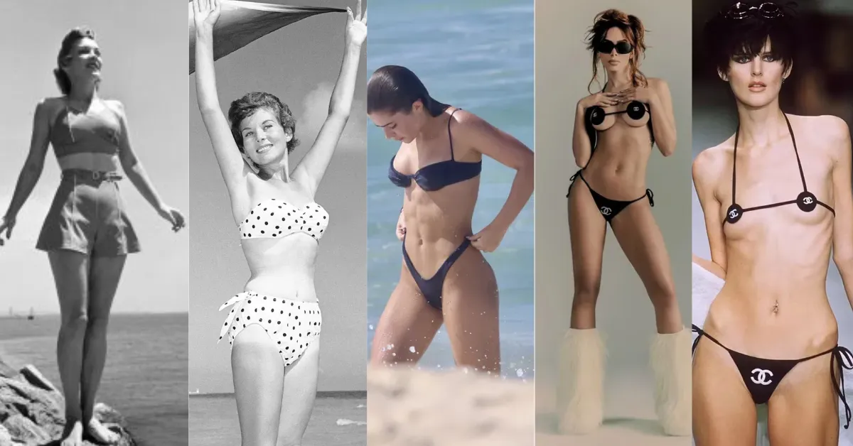Ícone da moda praia, o biquíni completa 80 anos em 2026, celebrando estilo, liberdade e inovação ao longo de oito décadas.