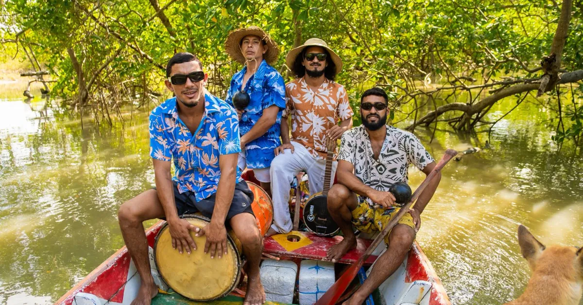 Coletivo Balanço do Mar leva o carimbó praiano de Maiandeua para Santarém, encerrando turnê de intercâmbio cultural pelo Pará.