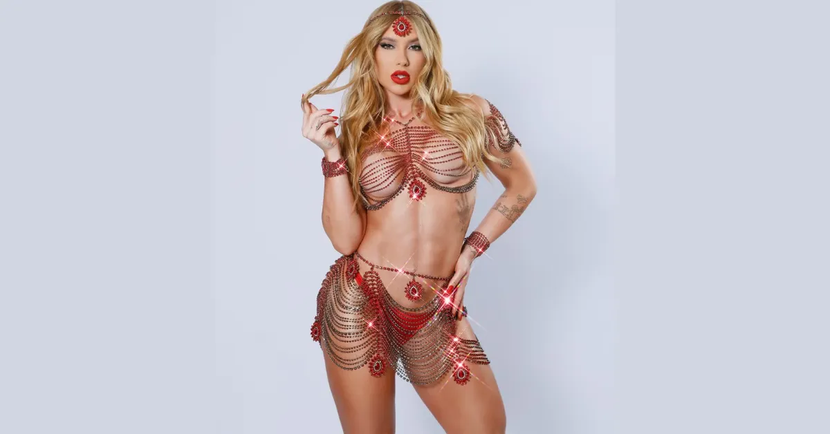 Virginia Fonseca desfila como rainha de bateria da Grande Rio; após 8º lugar, permanência em 2027 dependerá de novas regras internas.