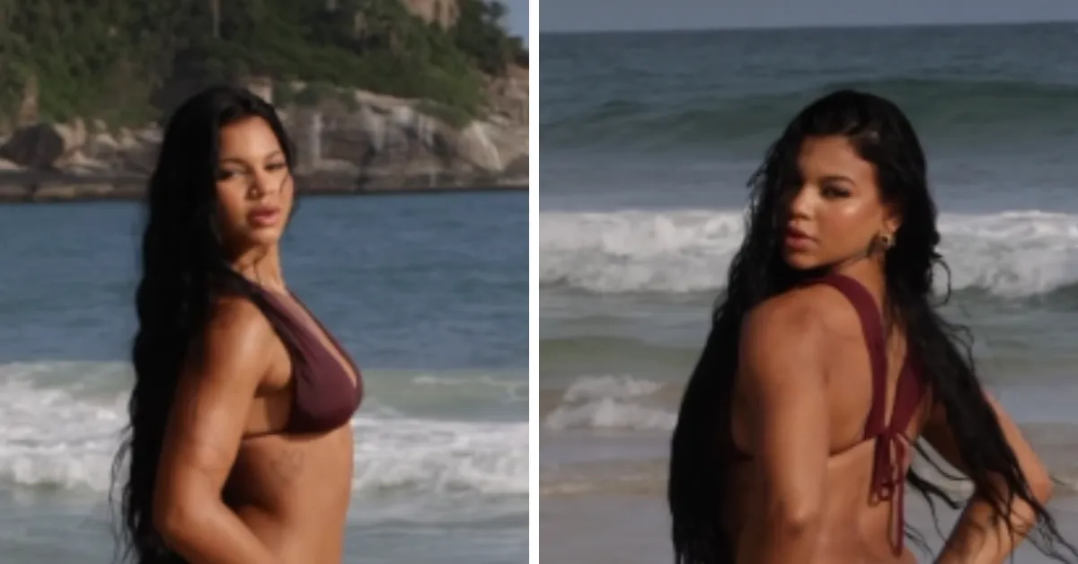 A publicação rendeu uma enxurrada de comentários elogiando a modelo.