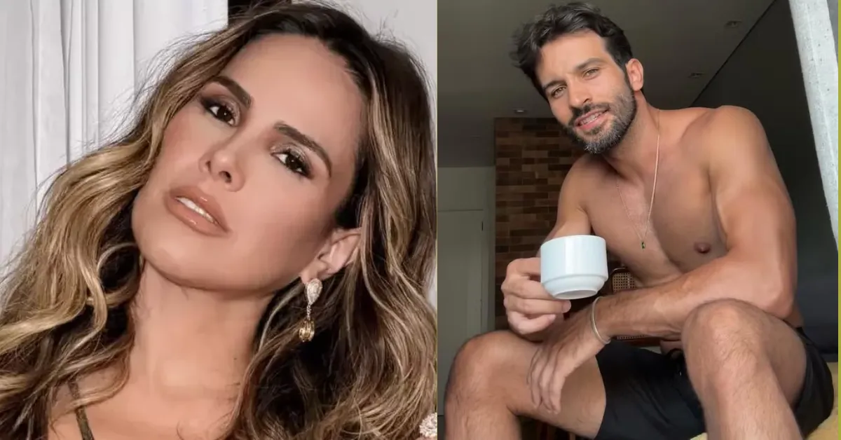 Wanessa Camargo e Bruno Bevan foram vistos em clima de romance durante noite de Carnaval na Marquês de Sapucaí.