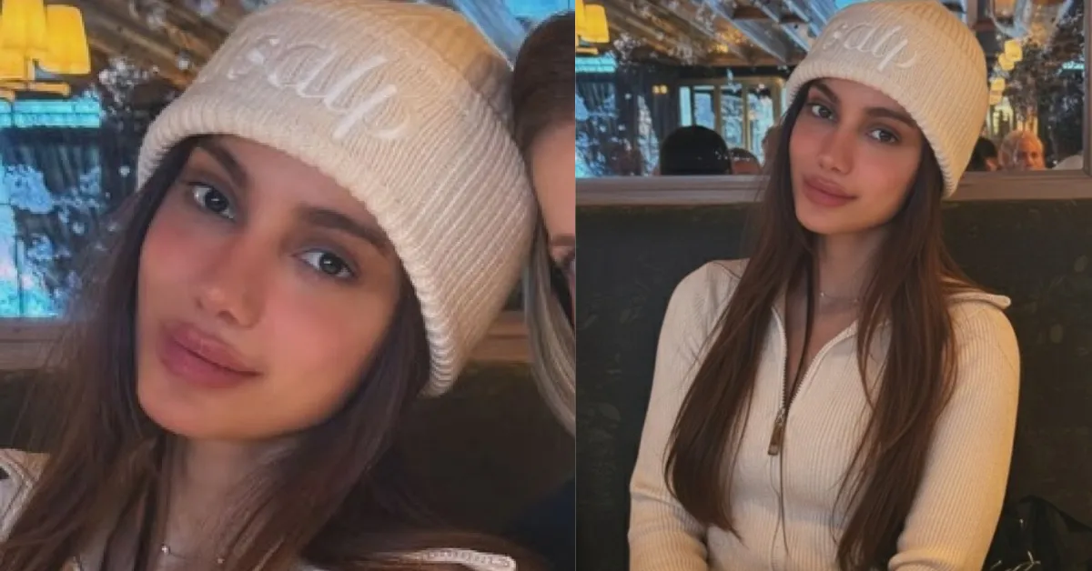 Anitta durante viagem pela Suíça; imagem recente chamou atenção por mudanças no rosto e viralizou nas redes sociais.