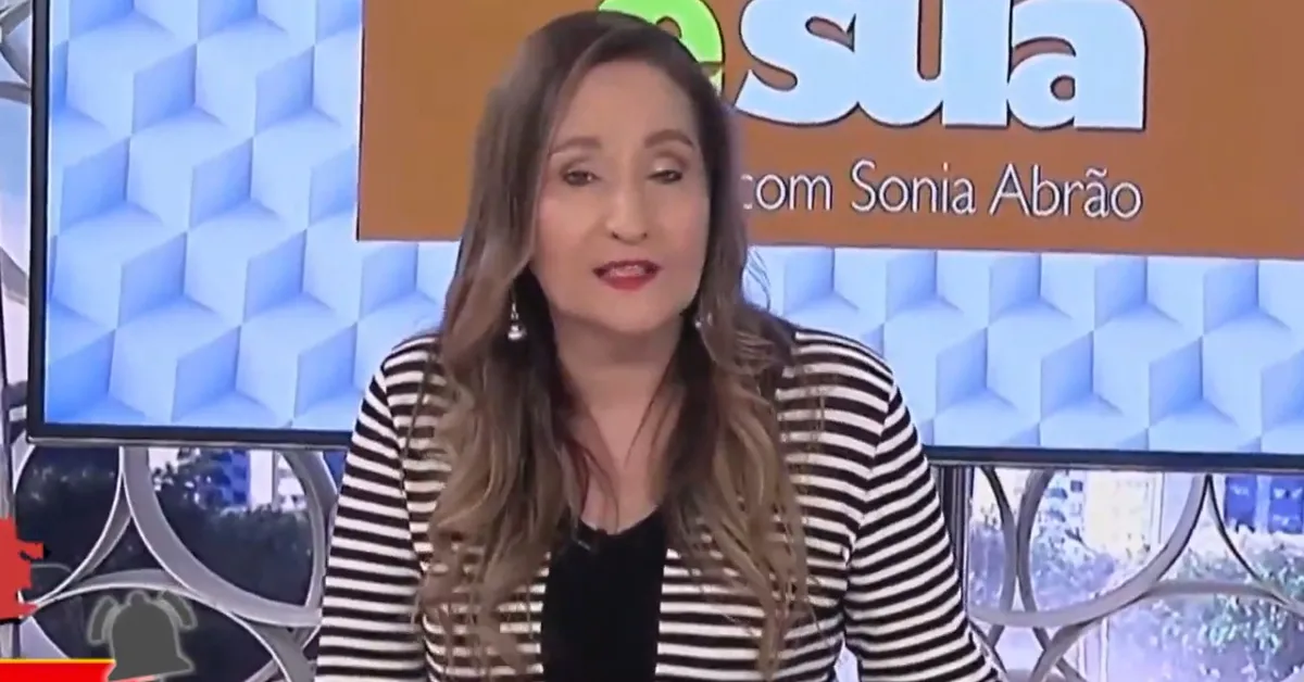 Sonia Abrão apresentou o “A Tarde é Sua” diretamente de casa após testar positivo para Covid-19.