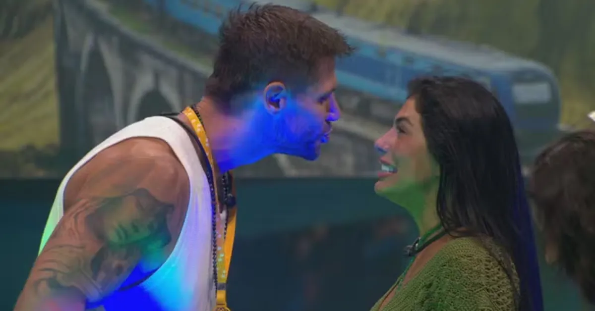 Marciele e Jonas trocam provocações durante a Festa do Líder no BBB 26, dias após a eliminação de Maxiane.