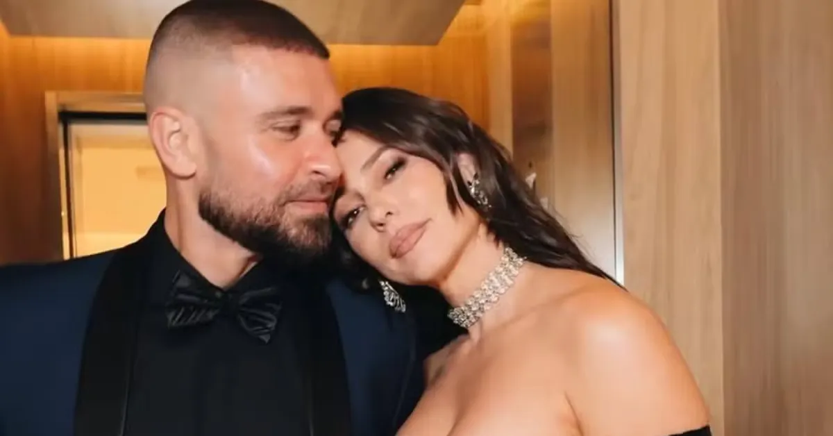 Paolla Oliveira e Diogo Nogueira durante evento público: casal anunciou separação em comunicado conjunto nas redes sociais.