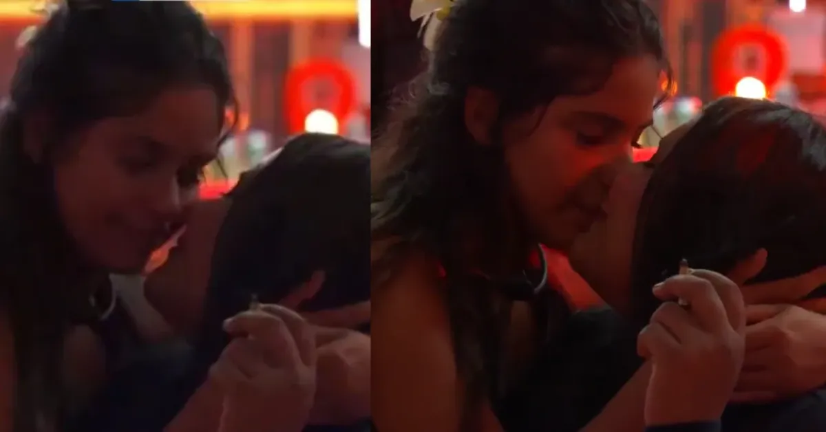 Gabi e Chaiany trocam selinhos durante festa do BBB 26 ao som de Dilsinho, enquanto o clima de descontração e flerte toma conta do confinamento.