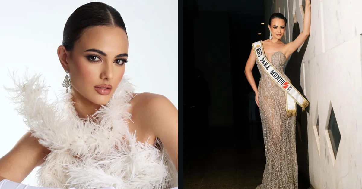 Maria Cecília Nóbrega, Miss Pará, ficou em segundo lugar no Miss Brasil Mundo 2026.