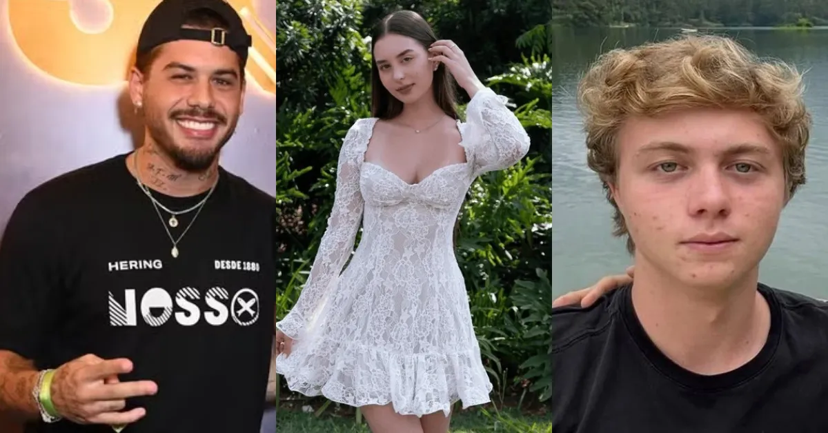 Além da conexão com Zé Felipe, Duda Rubert também foi vista com Benício Huck durante o Desfile das Campeãs.