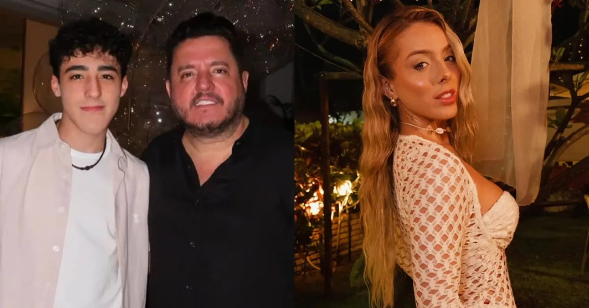 Enzo Rabelo, filho de Bruno, gera polêmica ao assumir namoro com influenciadora de 27 anos