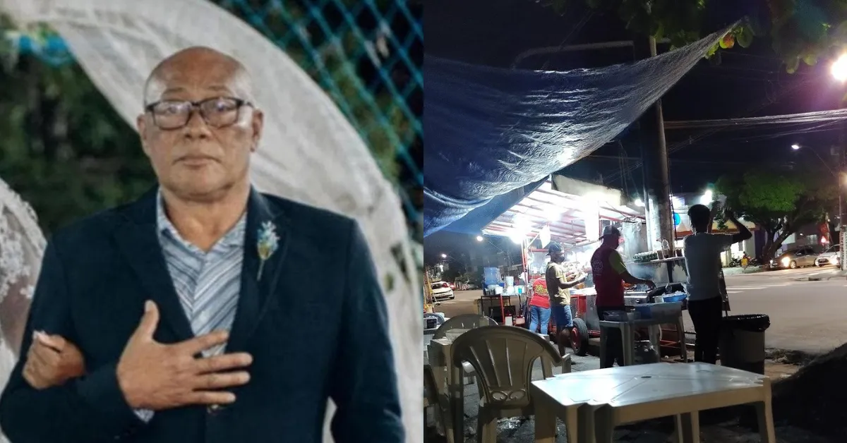 Ricos trabalhou por décadas vendendo lanches de rua em Belém