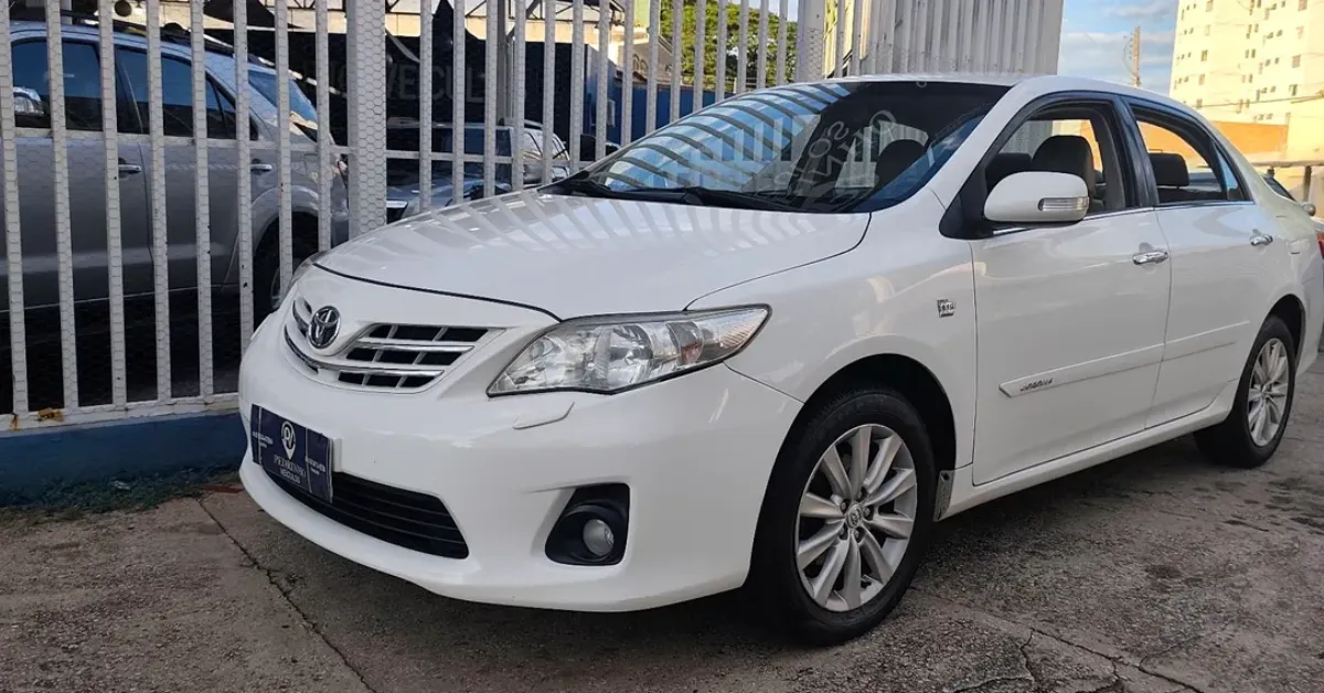 O Corolla é um dos carros que ficarão isentos do IPVA.