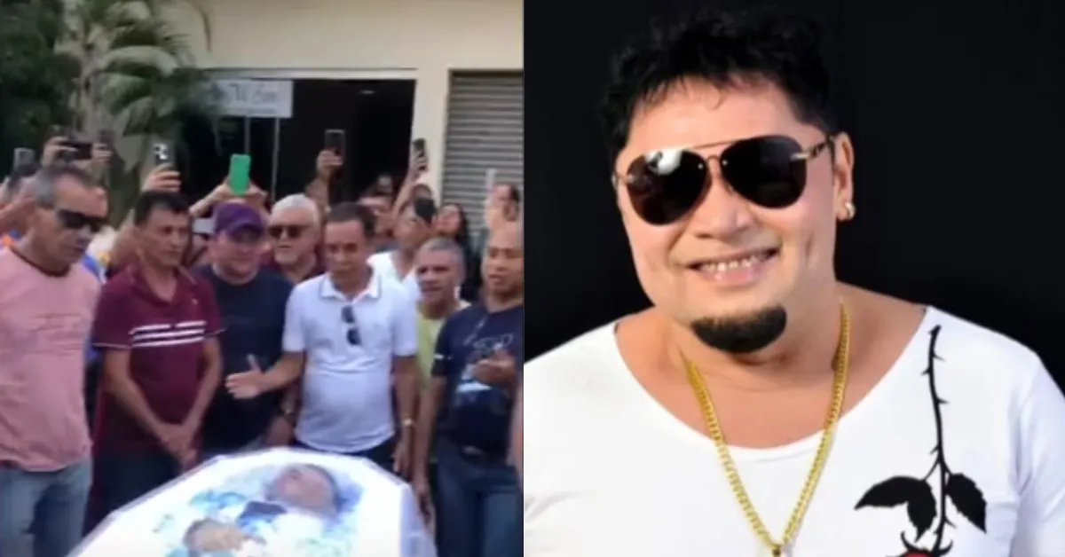 Durante o velório, amigos do cantor cantaram um de seus maiores sucessos, “L’Amour”, ao redor do caixão.