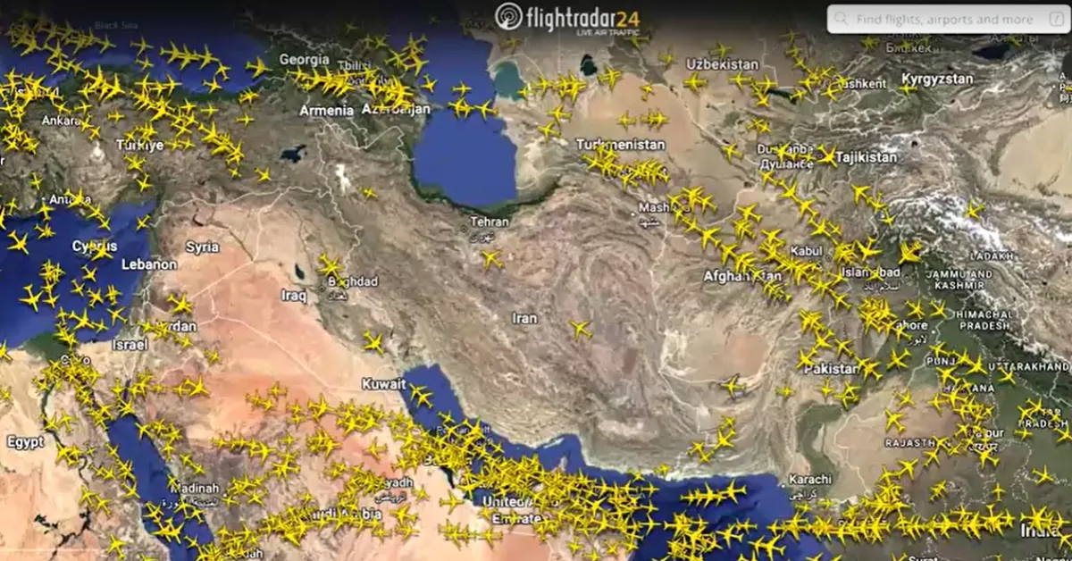 Entre os terminais mais atingidos estão o Aeroporto Internacional de Dubai, nos Emirados Árabes Unidos