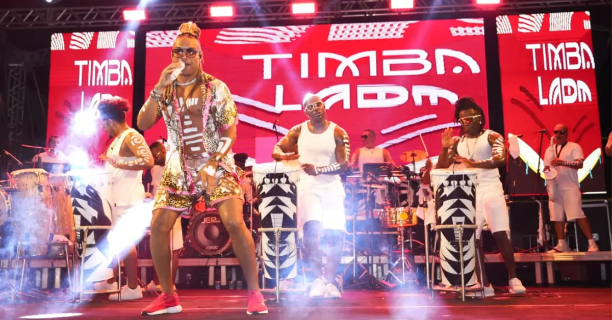 A Timbalada foi a grande atração no encerramento do pré-Carnaval de Cametá 2026, no último domingo (8).