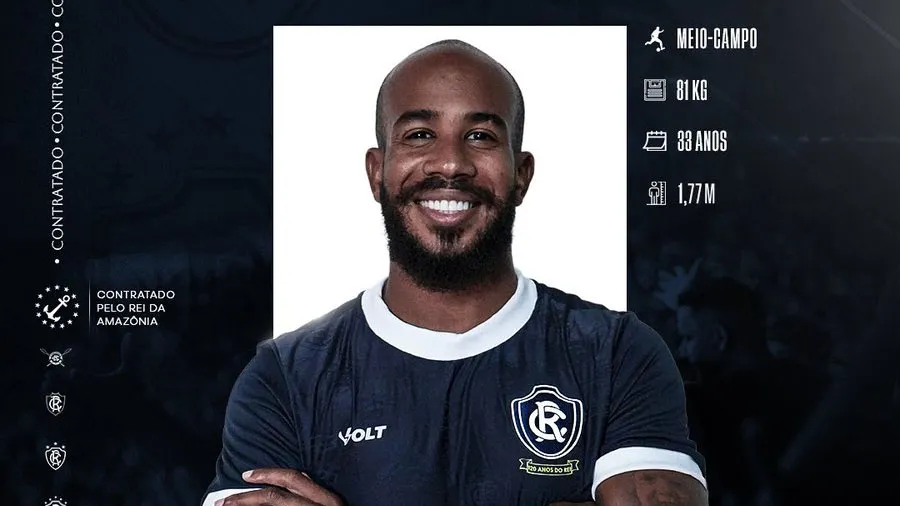 Patrick é o 10º reforço do Clube do Remo para 2026, vindo por empréstimo do Santos