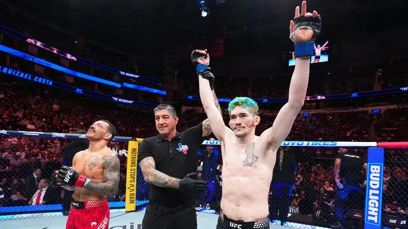 UFC Houston: Melquizael Costa brilha com nocaute e provoca rival do Amazonas