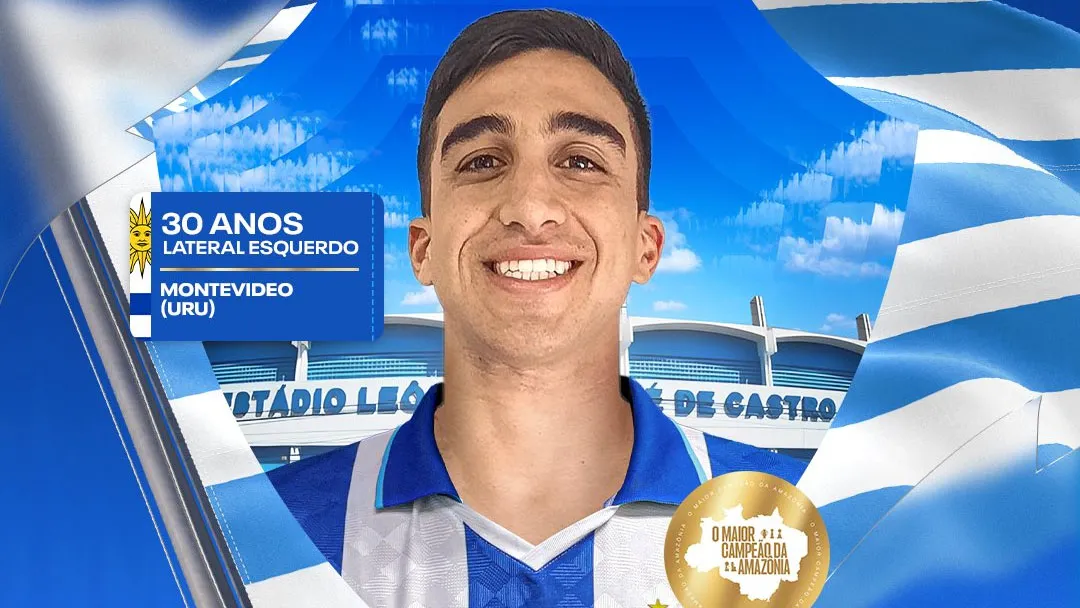 Paysandu anuncia contratação do lateral-esquerdo uruguaio Facundo Bonifazi para fortalecer a defesa