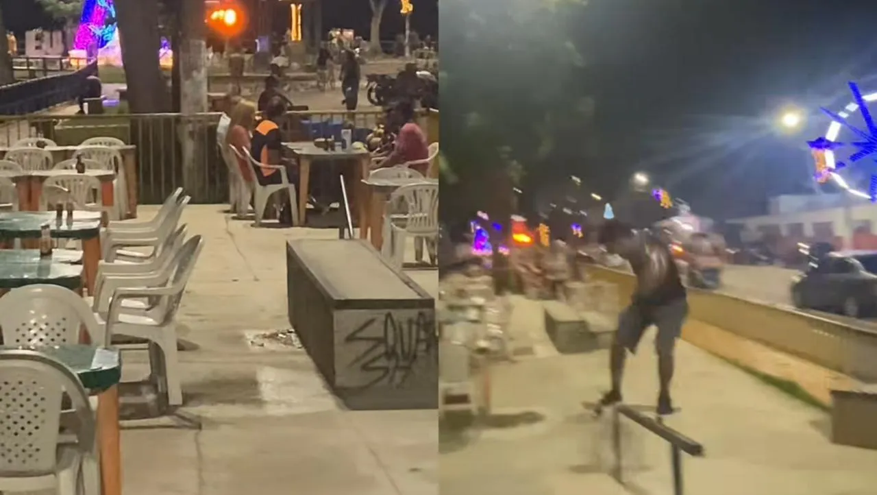 Estabelecimento comercial usa indevidamente espaço público em Icoaraci.