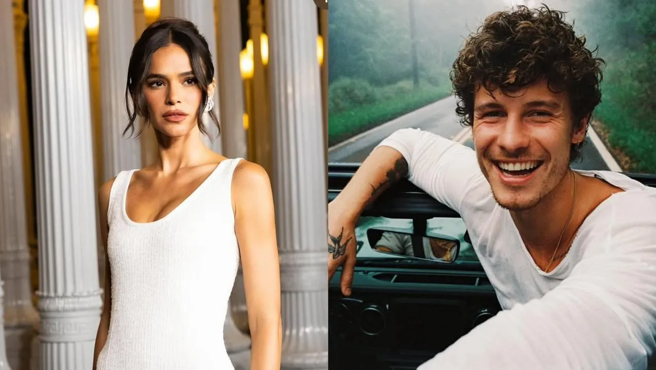 Bruna Marquezine e Shawn Mendes passaram a vidada de ano em São Miguel dos Milagres, em Alagoas.