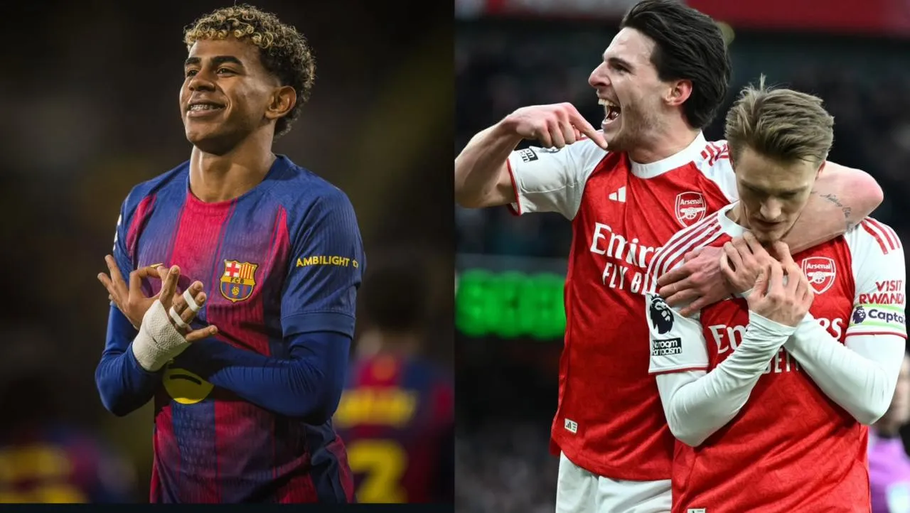 Barcelona e Arsenal entram em campo neste sábado buscando manter o bom desempenho em seus campeonatos.