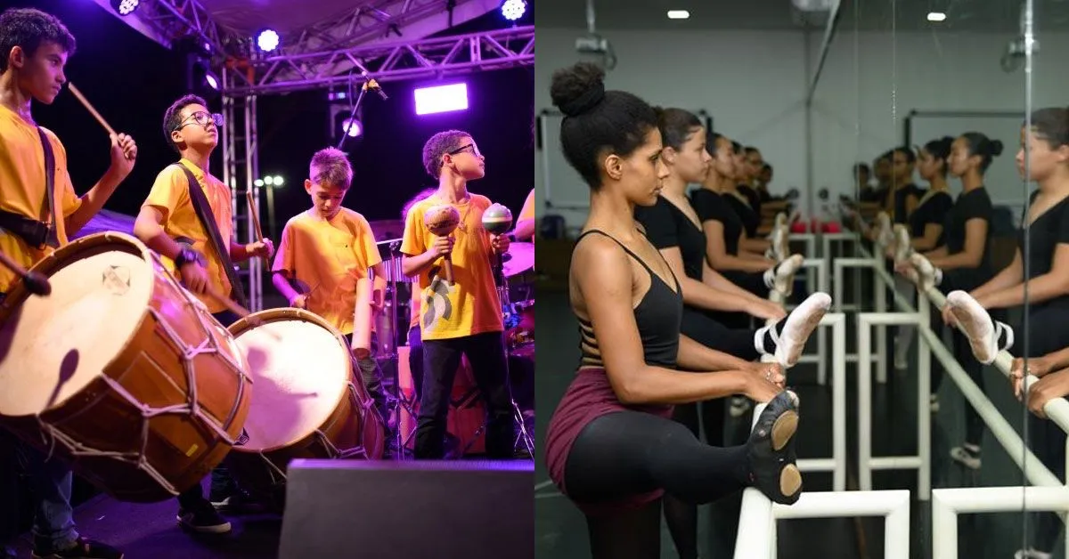 O projeto, mantido pelo Instituto Cultural Vale, oferece uma ampla gama de modalidades voltadas para diferentes faixas etárias.