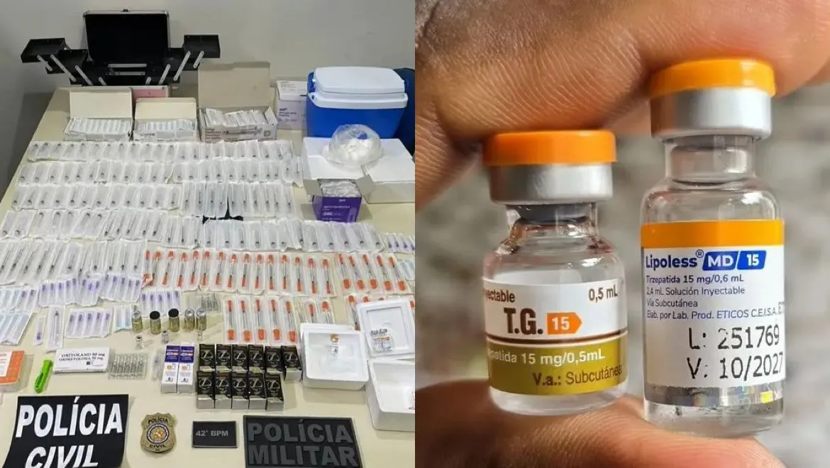 Operação 'Blue Pen' desarticulou esquema de venda ilegal de substâncias vindas do exterior, como anabolizantes e grande quantidade de materiais injetáveis