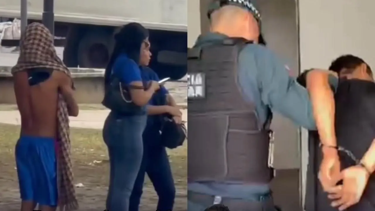 O suspeito foi encaminhado para a Seccional Urbana do Comércio.