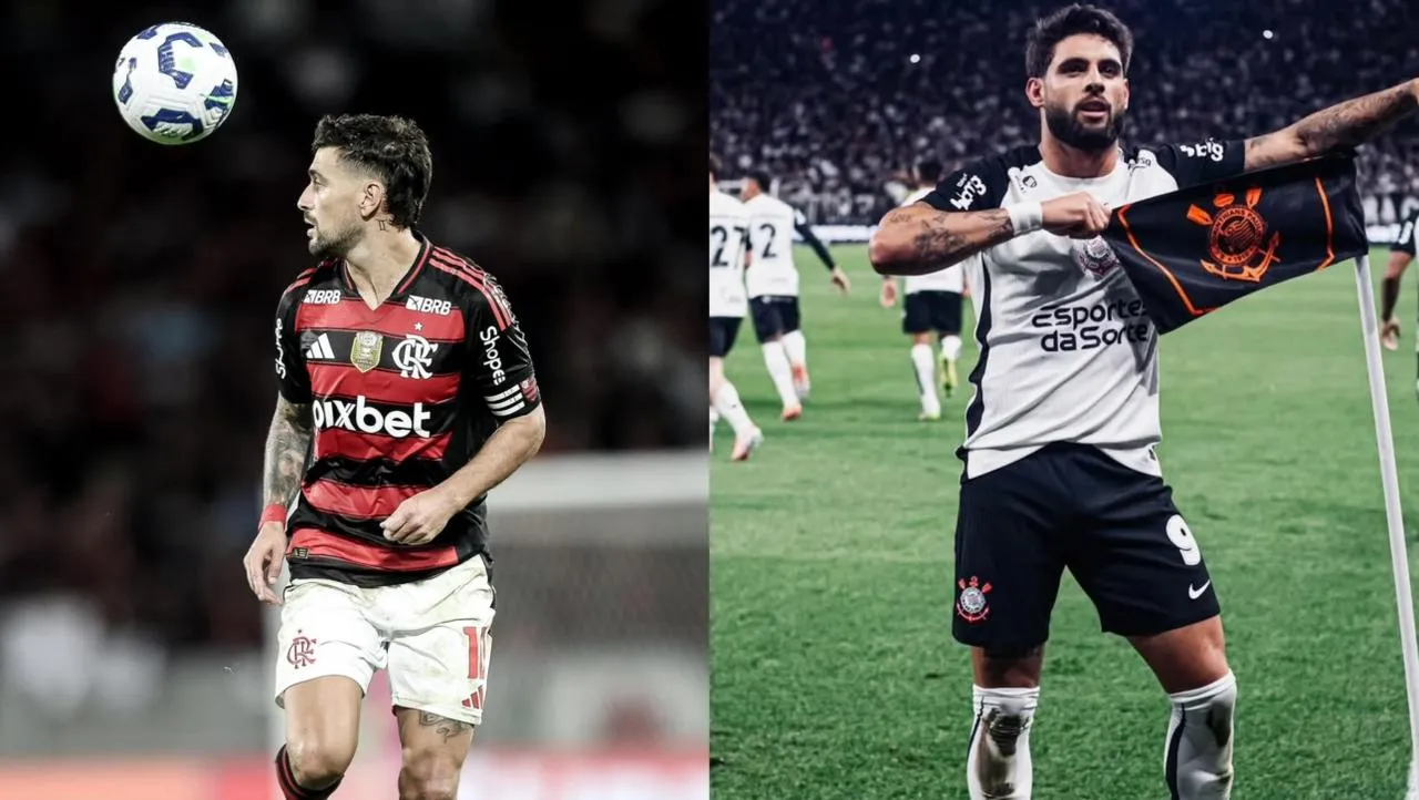 Flamengo x Corinthians: confronto coloca frente a frente duas das maiores torcidas do país.