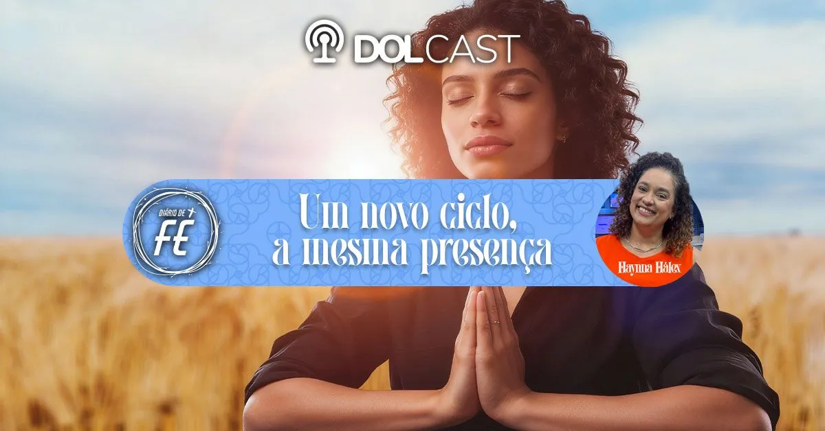 Imagem ilustrativa do podcast: Diário de Fé inicia nova temporada no DOLCast