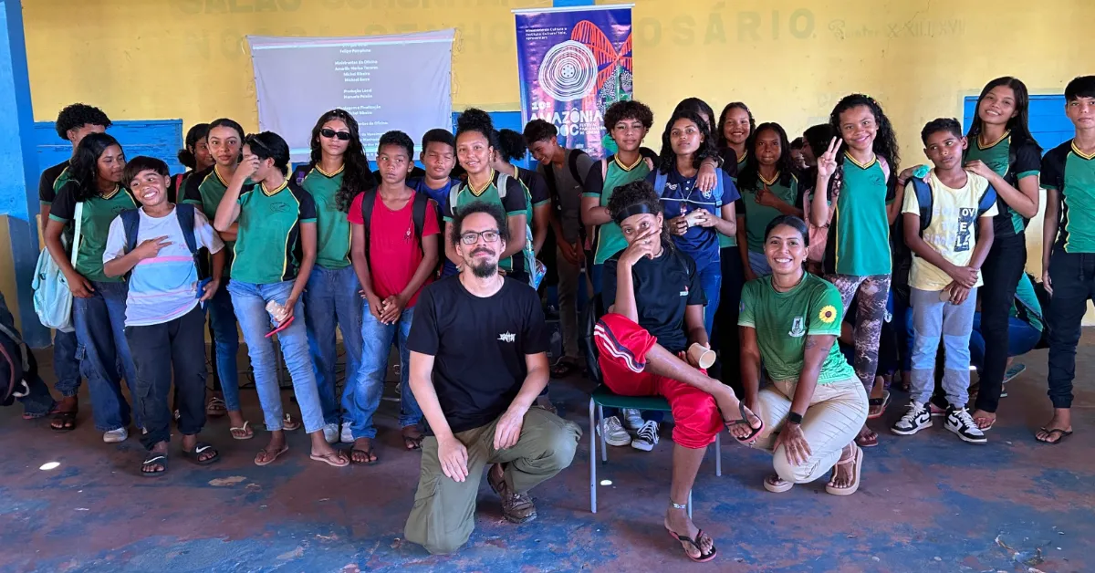 Cinema itinerante e formação audiovisual ganham força na Amazônia: estudantes de Belém e do Marajó participam do Festival Curta Escolas e apresentam suas próprias produções na Mostra Primeiro Olhar.